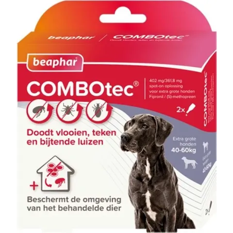 Beaphar COMBOtec Hond 40-60 kg - 2 pipetten