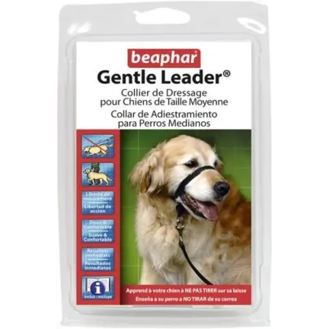 Beaphar Gentle Leader- Medium Maat Zwart  | M