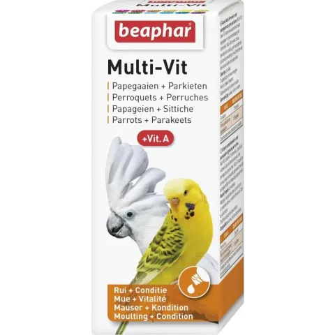 Beaphar Multi-Vitamine Papegaai - 50 ml
