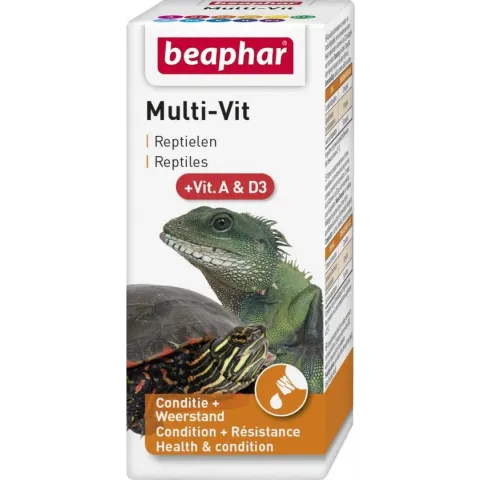 Beaphar Turtle Vitamin - Vitaminepreperaat - Schildpad - 20 ml
