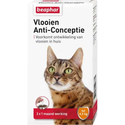 Beaphar Vlooien Anti-conceptie Kat - 3 Ampullen