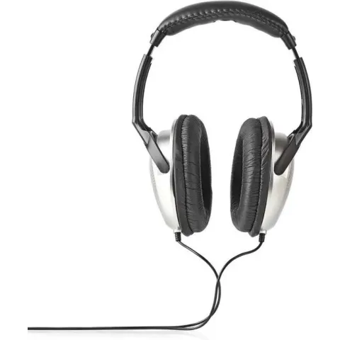 Bedrade Over-ear Koptelefoon | Kabellengte: 6.00 m | Volumebediening | Zilver / Zwart