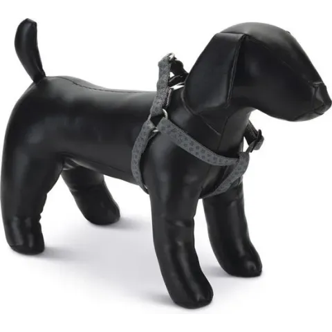 Beeztees - Borsttuig Hond - MacLeather - Grijs - 60-100 cm
