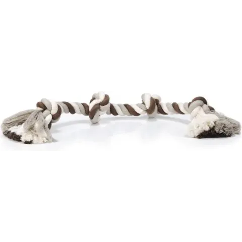 Beeztees - Flowtouw - 4 Knopen - Gekleurd - 360 gram