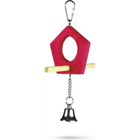 Beeztees Flox - Vogelspeelgoed - Hout - 15 cm