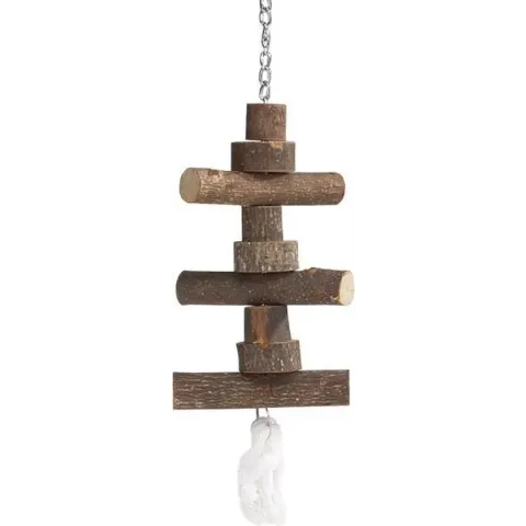 Beeztees Forest Trapezeboom - Vogelspeelgoed - 48 cm