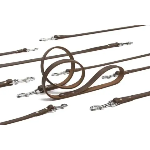 Beeztees Geniet Hondenriem - Bruin - 100 cm x 10 mm