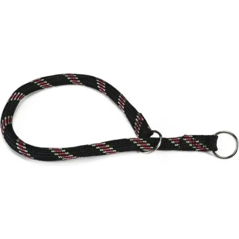 Beeztees Hondenhalsband - Rond - Zwart - 55 cm x 13 mm