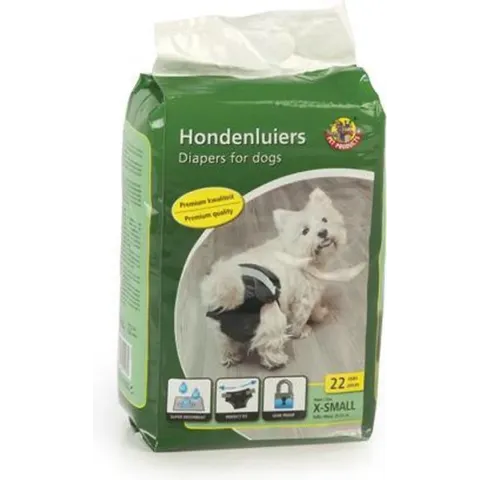 Beeztees Hondenluier - Zwart - XS - 22 ST