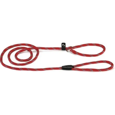 Beeztees - Hondenriem - Sliplijn - Rood - 170 cm x 8 mm