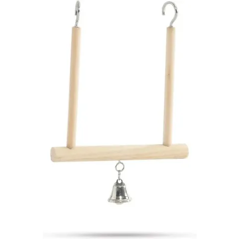 Beeztees Houten schommel - met bel