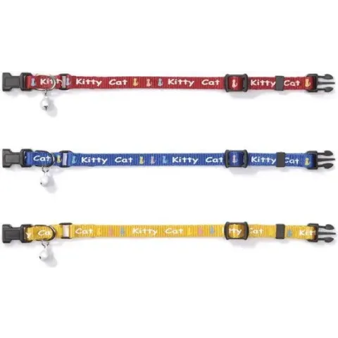 Beeztees Kitty Cat - Kittenhalsband - Geel - 16-23 cm