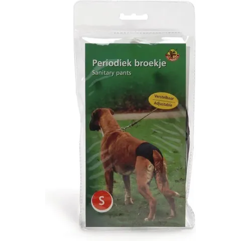 Beeztees Periodiek Broekje - Hond - Zwart - XS - 16-23 cm
