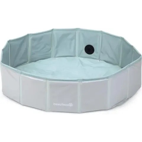 Beeztees Puppy Ballenbad - Hondenspeelgoed - Grijs/Groen - 80 x 80 x 20 cm