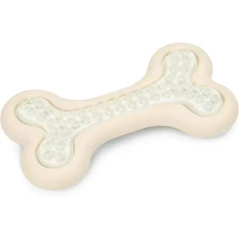 Beeztees Puppy Dental Bot - Hondenspeelgoed - Roze - 10 cm