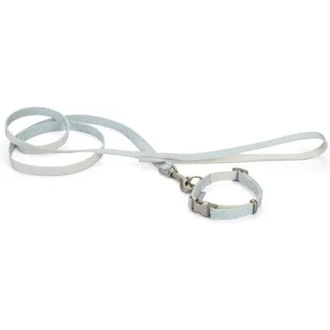 Beeztees Puppyset Tori - Hondenhalsband - Blauw - Incl. Looplijn