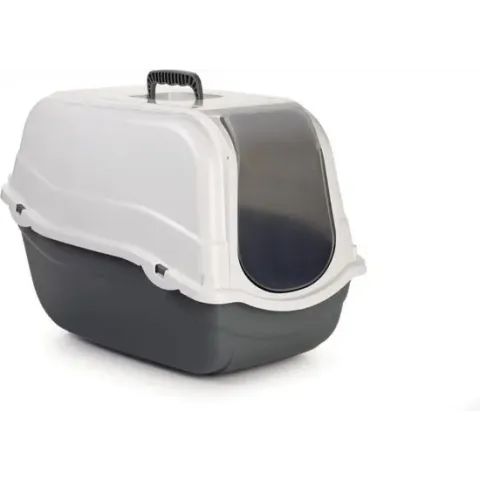 Beeztees Romeo - Kattenbak - Grijs/Wit - 57 x 33 x 41 cm