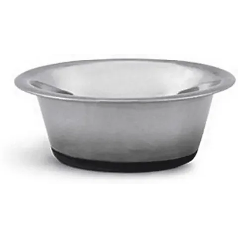 Beeztees RVS eet of drinkbakje met antislip bodem 0.18L