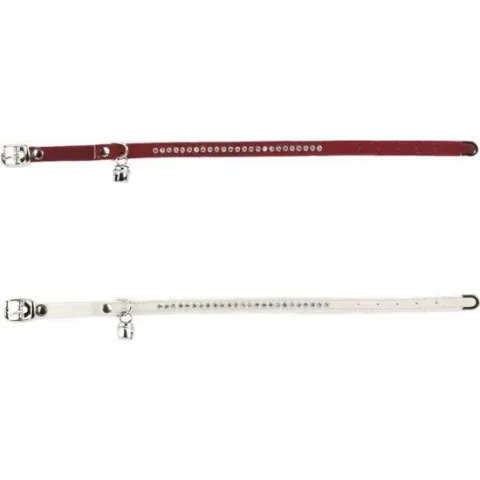 Beeztees Swarovski - Kattenhalsband - Rood - 24,5-30 cm