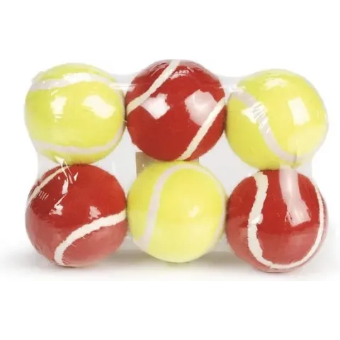 Beeztees Tennisbal - Hondenspeelgoed - 6ST - 6,5 cm