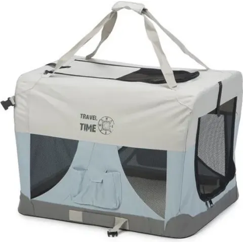 Beeztees Travel Time - Hondenbench - Nylon - 70x52x52 cm