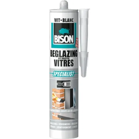 Beglazingskit 310 ml wit