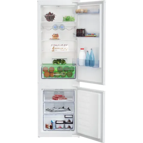 Beko BCHA275K4SN Inbouw koelvriescombinatie Wit