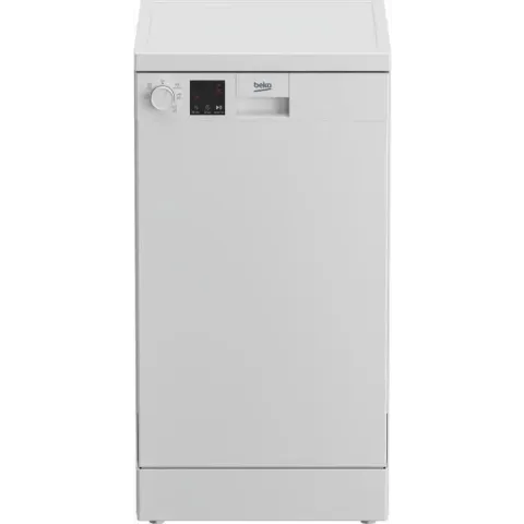 BEKO DVS05024W vrijstaande vaatwasser - 10 couverts - Breedte 45cm - 49 dB - RVS kuip - Wit
