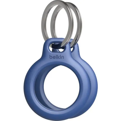 Belkin Beschermende houder met sleutelhanger - Apple AirTag - Blauw - 2 pack