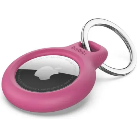 Belkin Beschermende houder met sleutelhanger - Apple AirTag - Roze