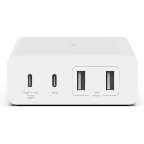 Belkin Boost Charge Pro - 4-poorts GaN-lader - 108W - Wit