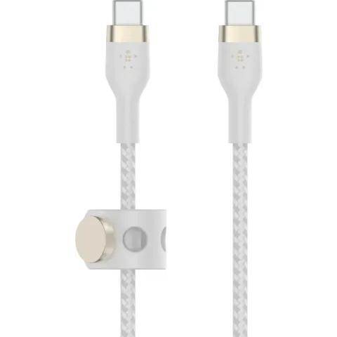 Belkin BOOST CHARGE™ Braided  USB-C to USB-C 2.0 - 1m - Wit