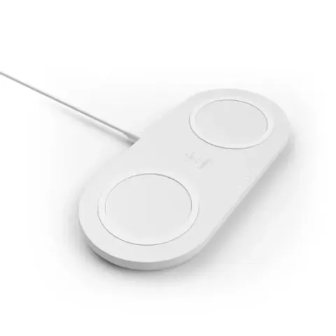 Belkin Dual Qi Draadloze oplader - 2x 10W - wit