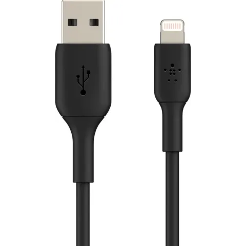 Belkin iPhone Lightning naar USB kabel - 1m - Zwart
