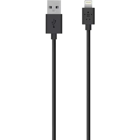 Belkin MIXIT Apple iPhone Lightning naar USB Kabel - 2 meter - Zwart