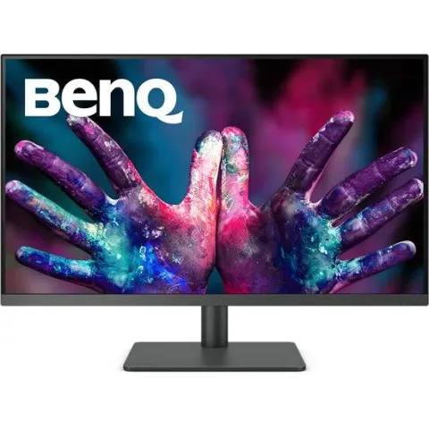 BenQ - PD3205U - 31,5 inch - 4K-monitor - UHD - sRGB - Rec.709 - HDR10 - IPS - AQCOLOR-technologie - USB-C - fabriekskalibratie - kleurmodus - donkere kamer modus - animatiemodus - CAD/CAM-modus - sneltoets Puck G2 - KVM