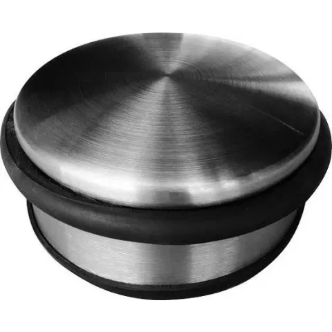 Benson Deurstopper - 10x10 Cm - Rubber, Rvs