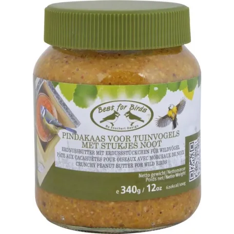 Best For Birds Pindakaas Voor Tuinvogels 340 GR