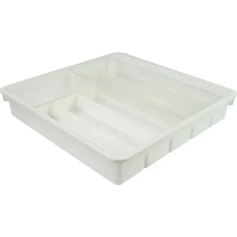 Bestekbak met 9 Vakken Wit