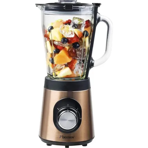 Bestron Blender 1,5 Liter Glas Koper