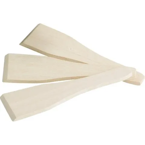Bestron Gourmetspatels 19 Cm Hout Naturel 8 Stuks