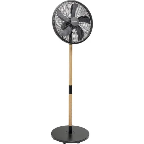 Bestron Statiefventilator 50w 150 X 45 Cm Hout/staal Zwart