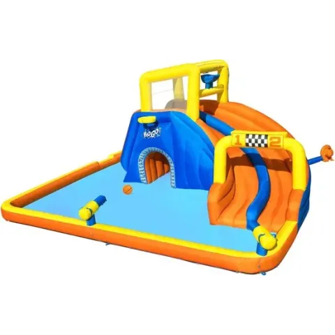 Bestway H2OGO! 18'1'' x 16'6'' x 8'8''/5.51m x 5.02m x 2.65m Super Speedway Mega Water Park