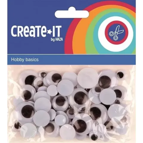 Bewegende ogen 75 stuks