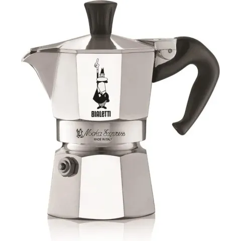 Bialetti Moka Express Percolator - Klein - 1 Kops - Zilver
