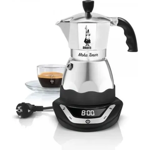 BIALETTI - Percolator -Koffie - Easy Timer -  Electrisch - 6 kops 6 kops