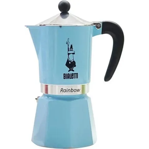 Bialetti Rainbow Azzurro Percolator 300ml – 6 kops