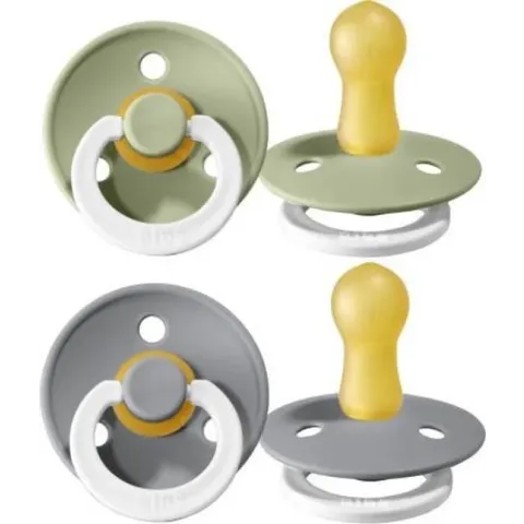Bibs Fopspeen 0-6mnd Glow Sage/Cloud (2 stuks)