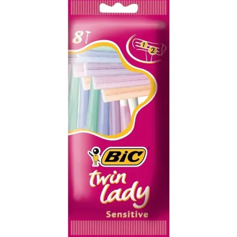 Bic Wegwerpscheermesjes Twin Lady - Sensitive - 8 Stuks