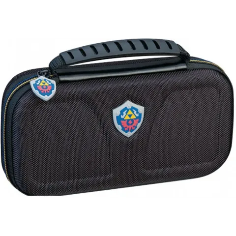 Big Ben Deluxe Travel Case Grey - The Legend of Zelda Hyrule Shield (NLS140Z) (Nintendo Switch Lite)